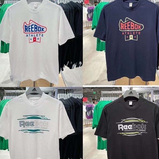 Áo Thun cotton Tay Ngắn Cổ Tròn In Chữ Reebok Thời Trang Cho Nam Và Nữ
