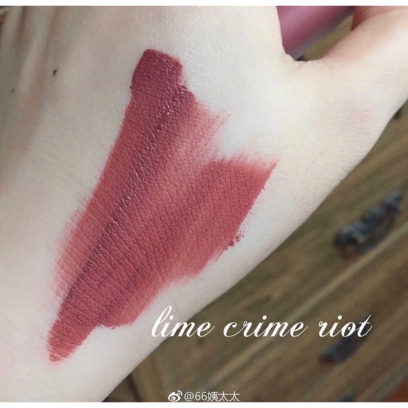 AUTH - SALE OFF SON KEM LÌ LIME CRIME VELVETINES LIQUID MATTE MÀU PUMPKIN, RUSTIC, RIOT