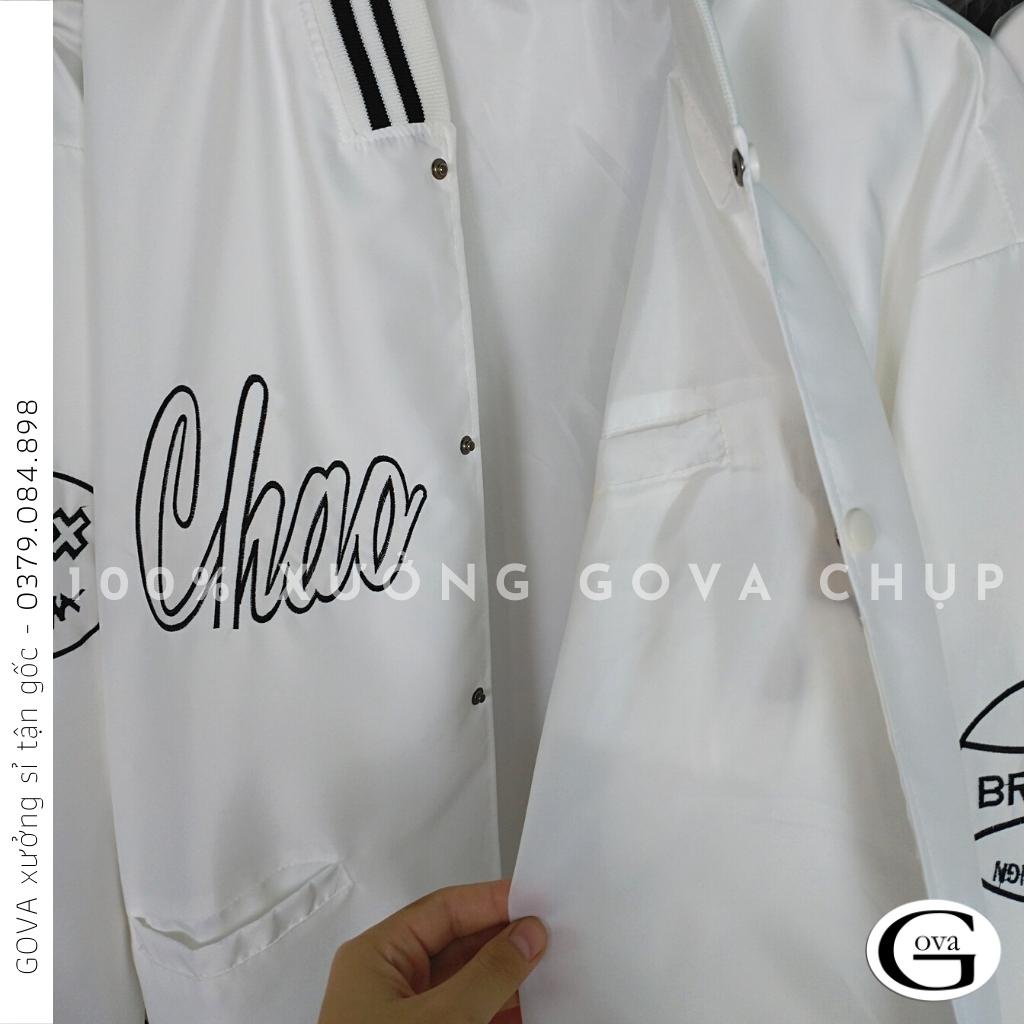 Áo Khoác Bomber Dù CHAOPAI Cao Cấp Form Rộng Nam Nữ Ulzzang Unisex Thời Trang GOVA
