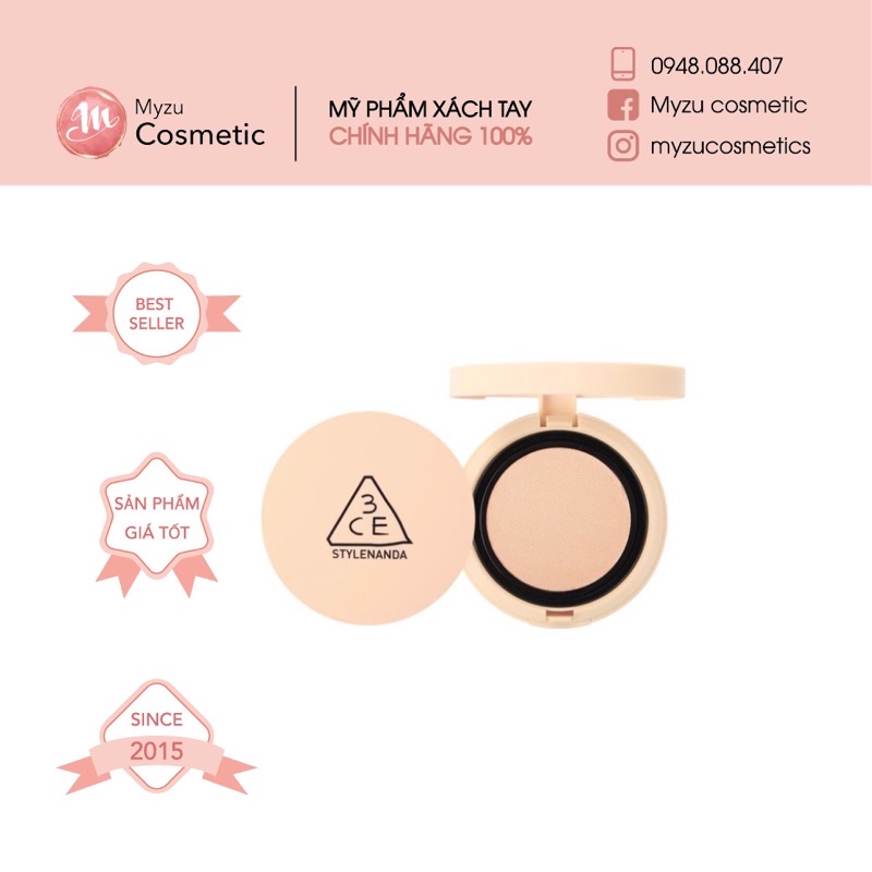 Phấn Nước 3CE Studio Mesh Foundation Cushion