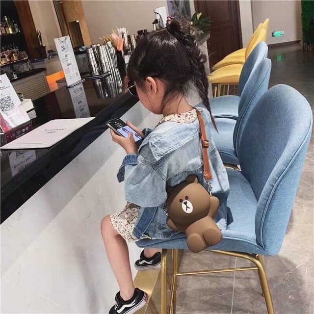 Túi mini gấu Brown 2 dây đeo rất xinh