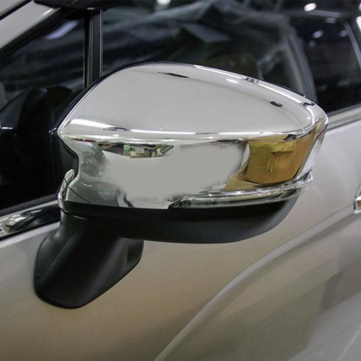 Ốp gương chiếu hậu xe Mitsubishi Attrage 2019- 2020- 2021 dành cho xe có đèn xi nhan trên gương
