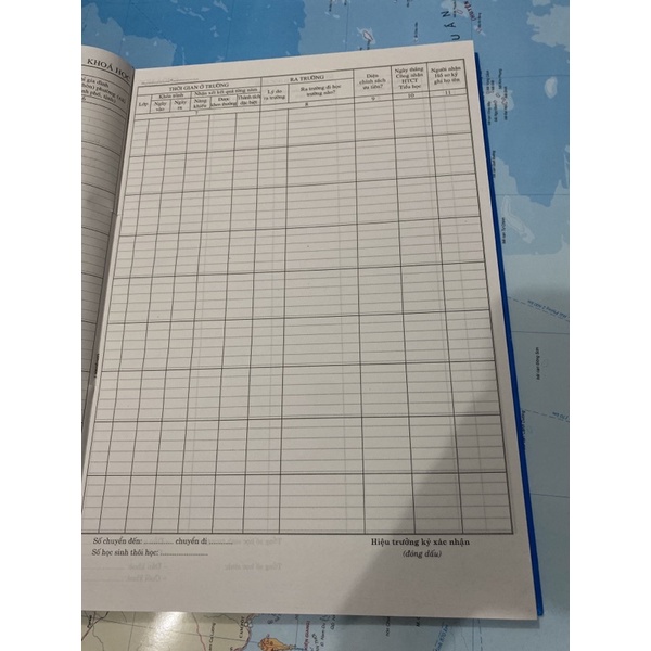 Sổ Đăng Bộ Tiểu Học Cấp 1