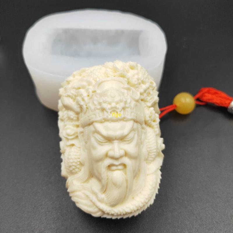 Khuôn silicone tạo hình đầu người 3D DIY trang trí nhà cửa