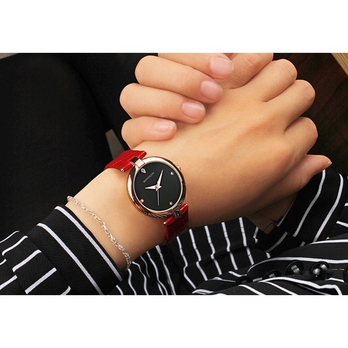 Đồng Hồ Nữ SANDA JAPAN P.196 Dây da cao cấp + Tặng Hộp & Pin dự phòng | BigBuy360 - bigbuy360.vn
