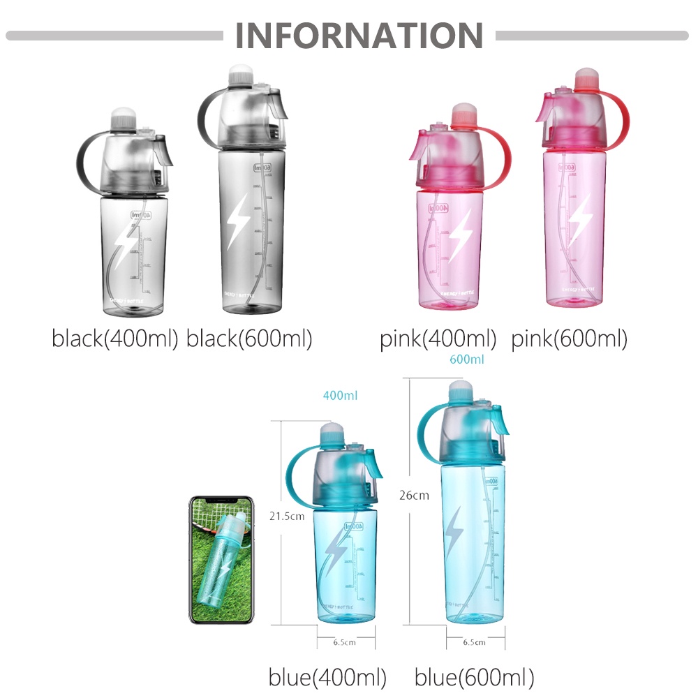 Sweejar Bình nước thể thao  dạng xịt chất liệu nhựa cho bé