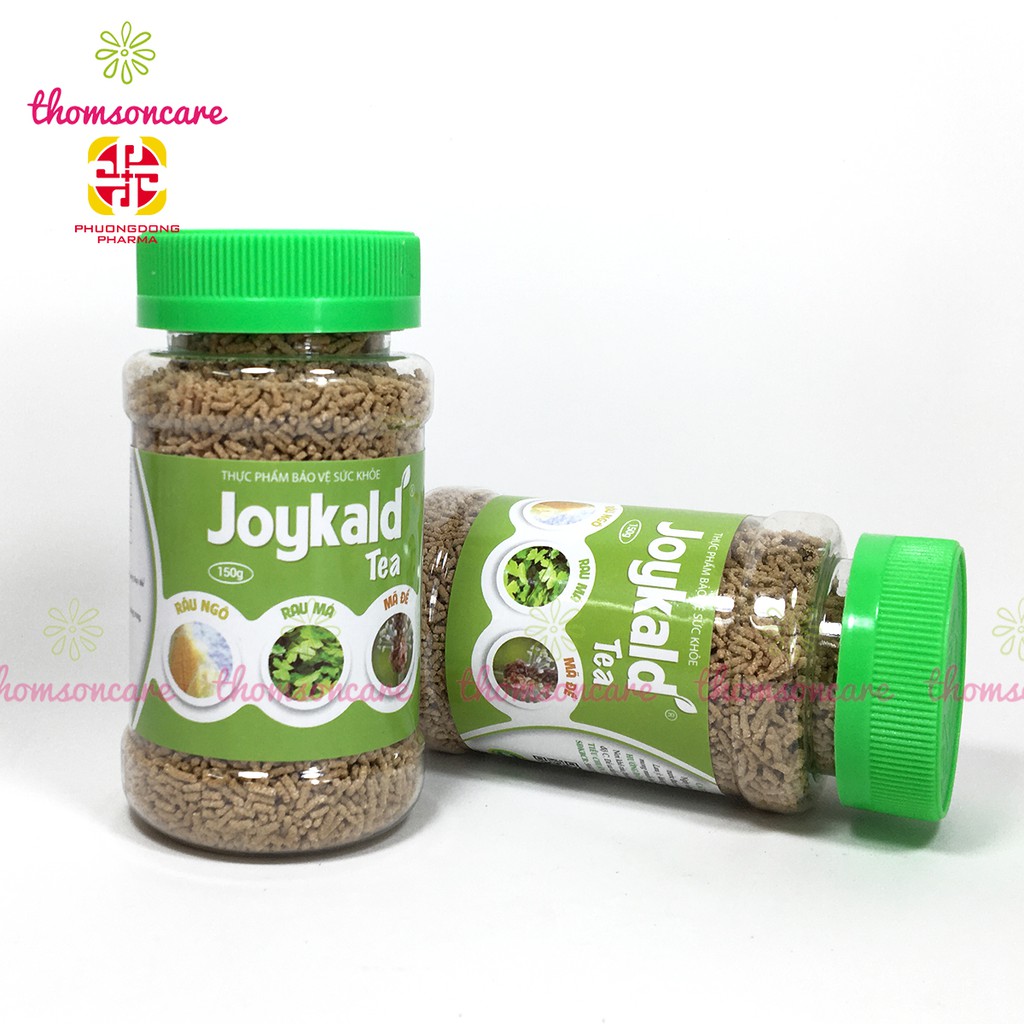 Trà râu ngô rau má Joykald - hỗ trợ lợi tiểu, thanh nhiệt, ngăn ngừa sỏi thận lọ 150g bột hòa tan