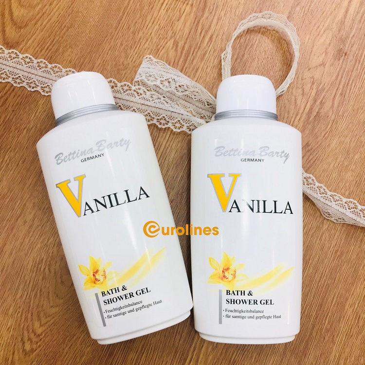 Sữa tắm Vanilla Bettina 500ml [Made in Germany - Hương thơm nhẹ nhàng]