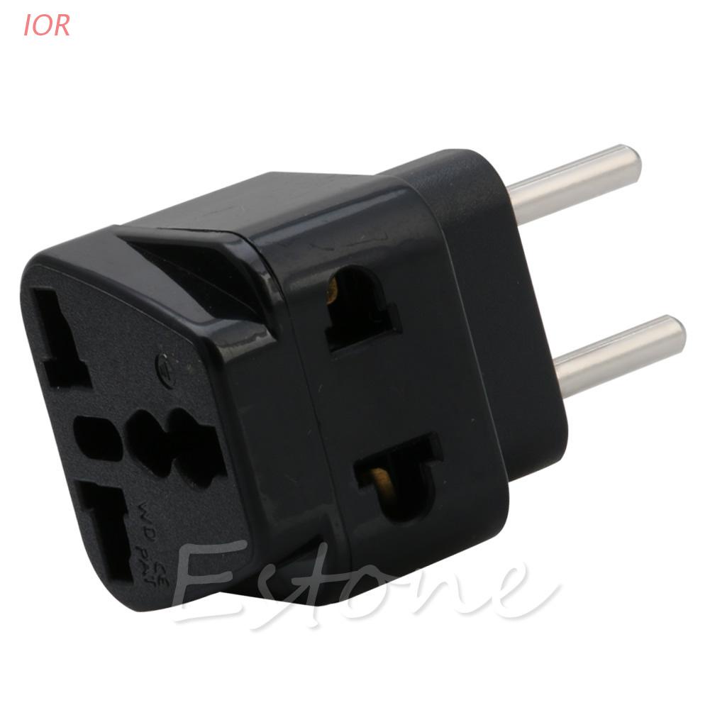 IOR Universal UK/US/EU/AU to EU EUROPE Travel Power Adapter Plug Converter
