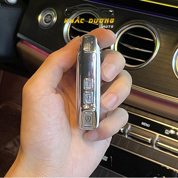 Ốp chìa khoá Kia Cerato nhựa TPU đính đá nhân tạo sang trọng