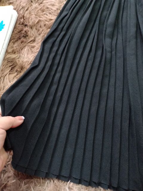 Chân váy xếp ly bigsize dáng lỡ và dài 💗😍 | BigBuy360 - bigbuy360.vn