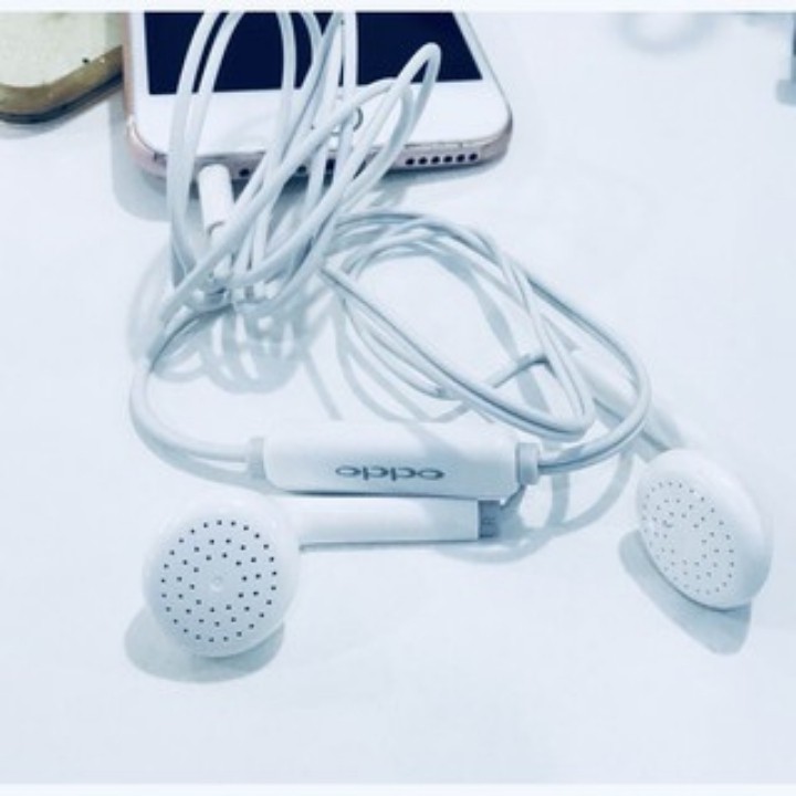 Tai nghe Oppo chính hãng R19 chân tròn  3.5mm có micro đàm thoại, nghe hay