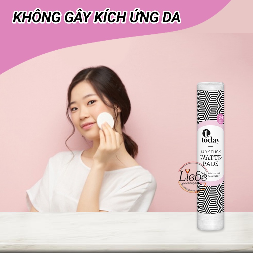 Bông tẩy trang Đức Rewe Today 140 miếng – Đức - HSS Shop