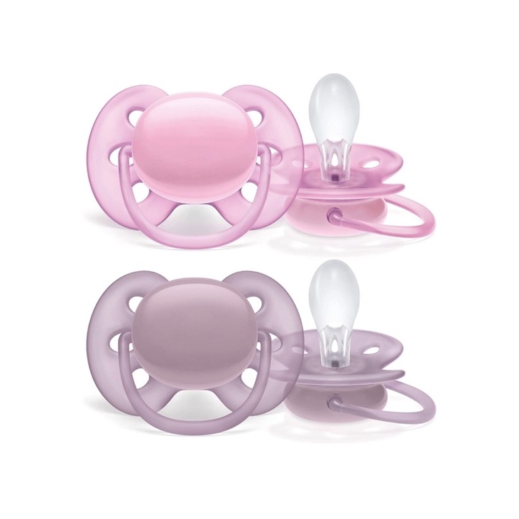 Ti giả Avent Ultra soft dành cho bé 0-6m và 6-18m