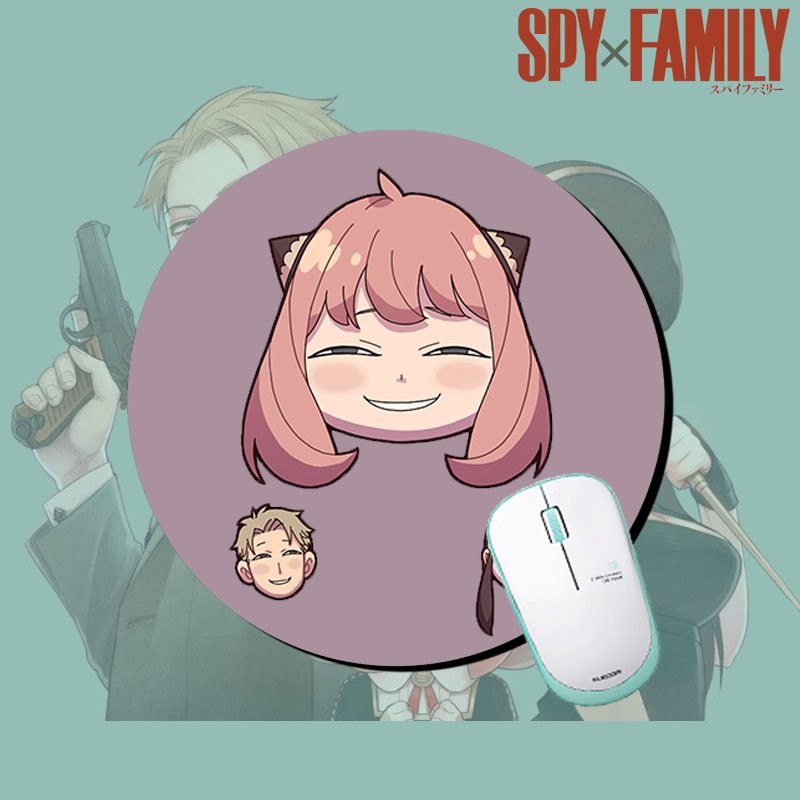 ( TRÒN ) Miếng di chuột in hình SPYxFAMILY GIA ĐÌNH ĐIỆP VIÊN anime chibi nhiều mẫu miếng kê chuột miếng lót chuột