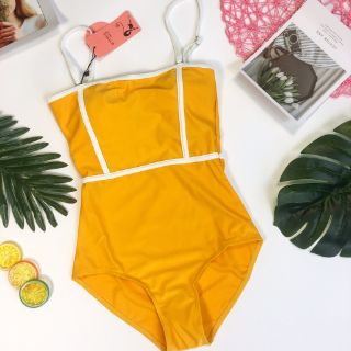 Đồ bơi phối màu viền trắng