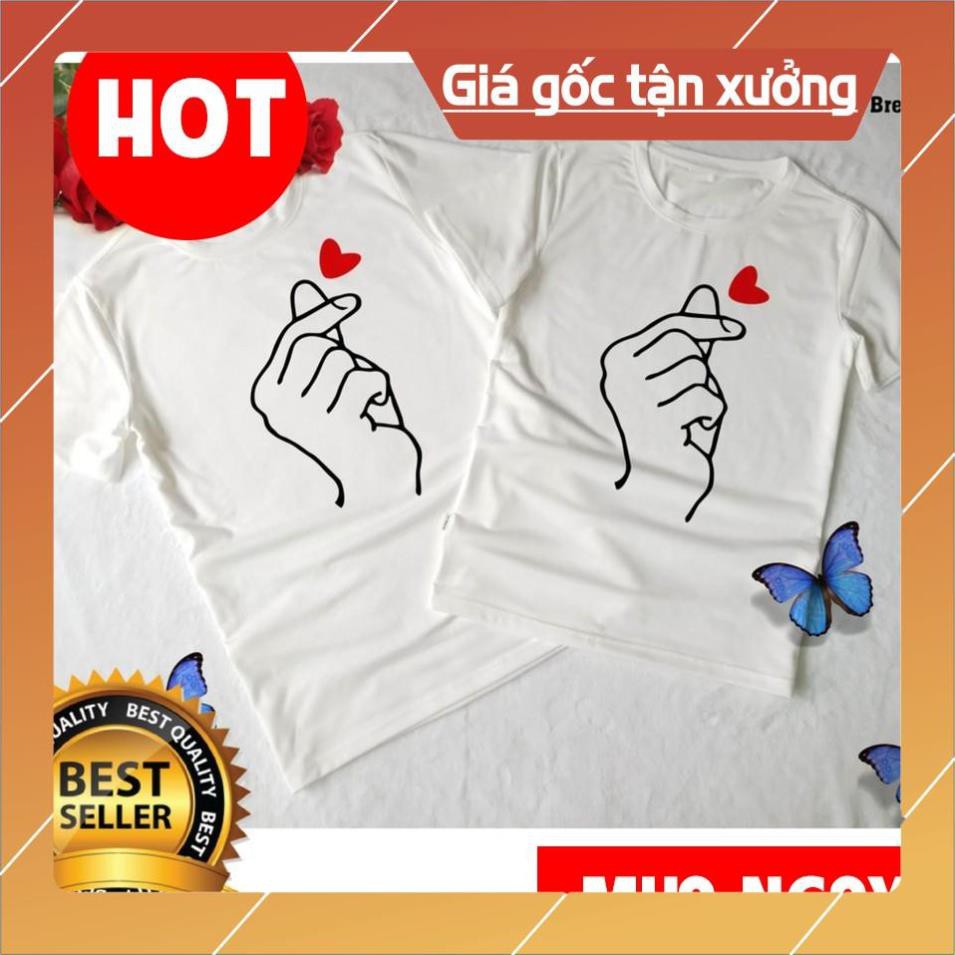 [SALE GIÁ GỐC] [SALE] Mẫu áo đôi bắn tim giá siêu rẻ cực chất - áo thun đôi unisex dành cho tình nhân
