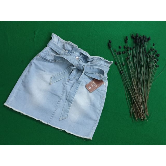 Váy Jean Cột Nơ (V1)