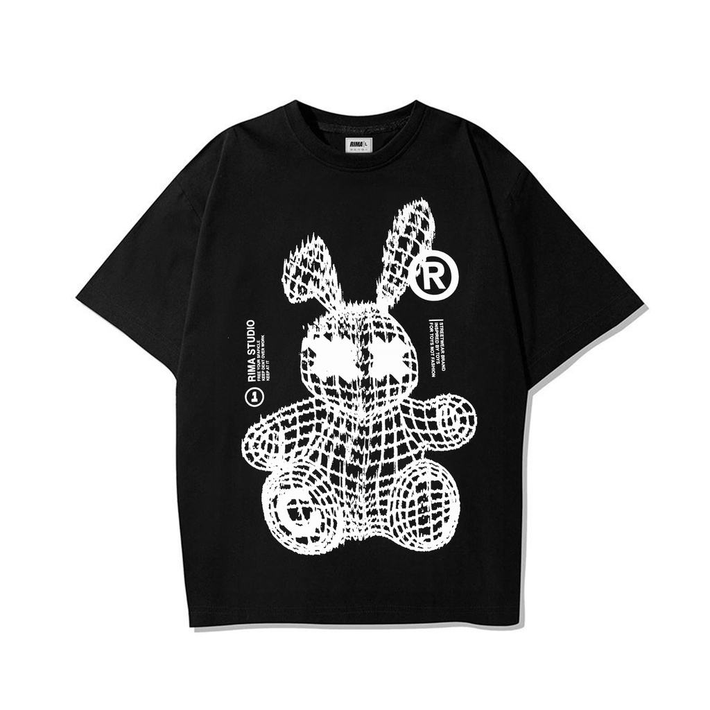 Áo Thun Tay Lở GRID Phông Rộng Nam Nữ Unisex Cotton Cao Cấp Đẹp Ngắn Freesize Hình Trắng Đen Xanh Navy Họa Tiết RIMA