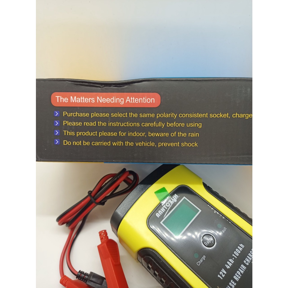 Máy sạc bình acquy 12v tự ngắt, sạc bình acquy 12v từ 4ah - 100ah cho xe máy và ô tô.