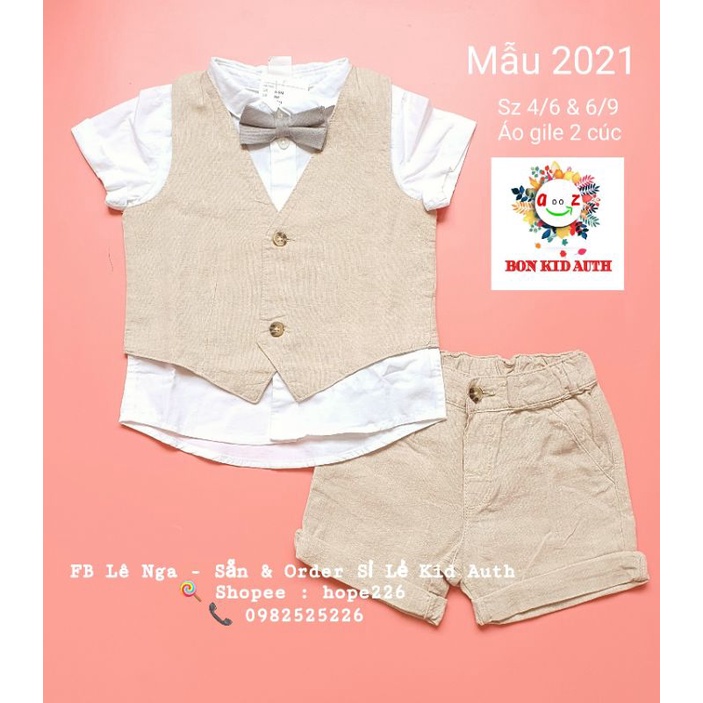 Set công tử HM US/CHINA chính hãng sz 6-9m đến 3-4y (ĐỌC KỸ LƯU Ý GIÚP SHOP)