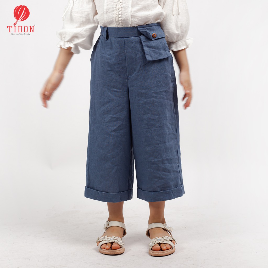 Quần Ống Rộng Cho Bé Gái TIHON Culottes Sành Điệu QĐ082024