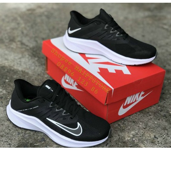 Giày Running Nike Quest 3 Black/White (20) Nam/Nữ [Chính Hãng - FullBox] - HAIPTSTORE