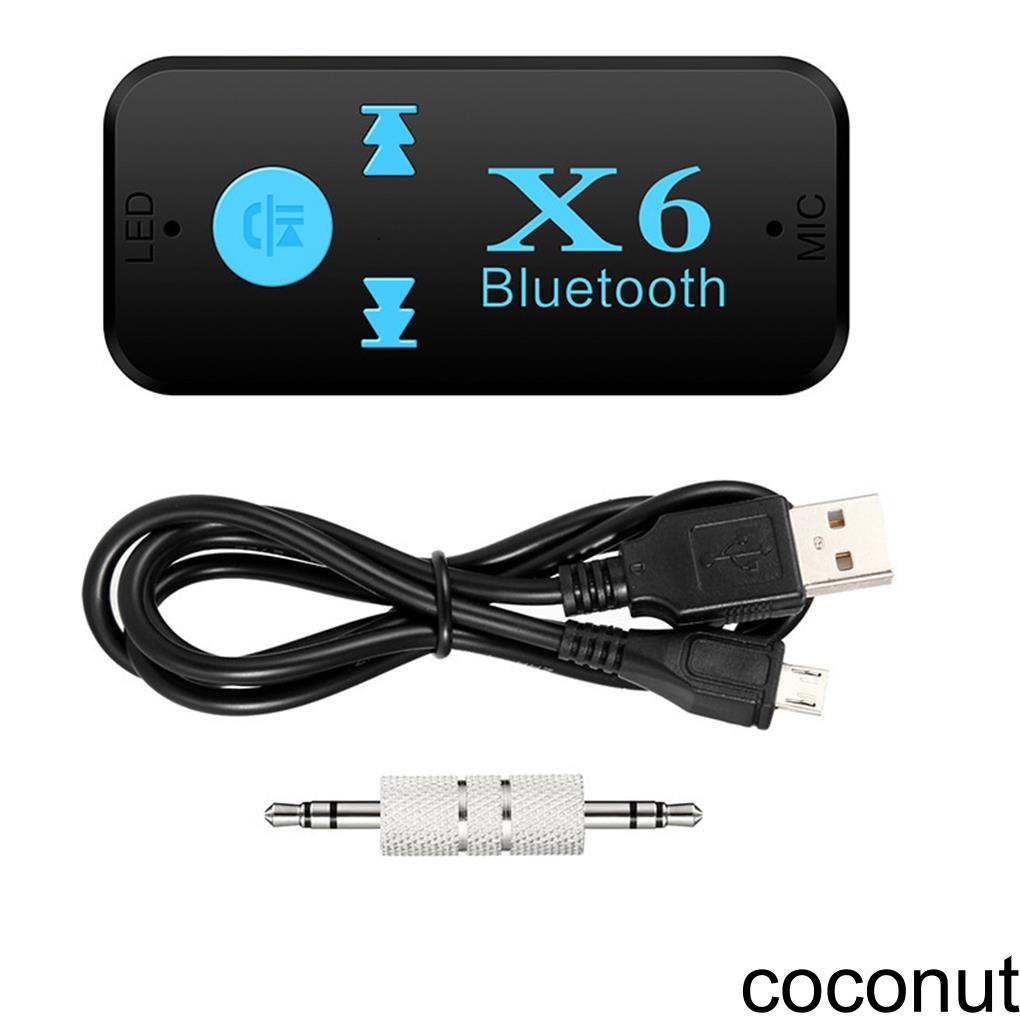 Bộ chuyển đổi nhạc tự động trên ô tô X6 Bluetooth hỗ trợ thẻ TF A2DP âm thanh nổi