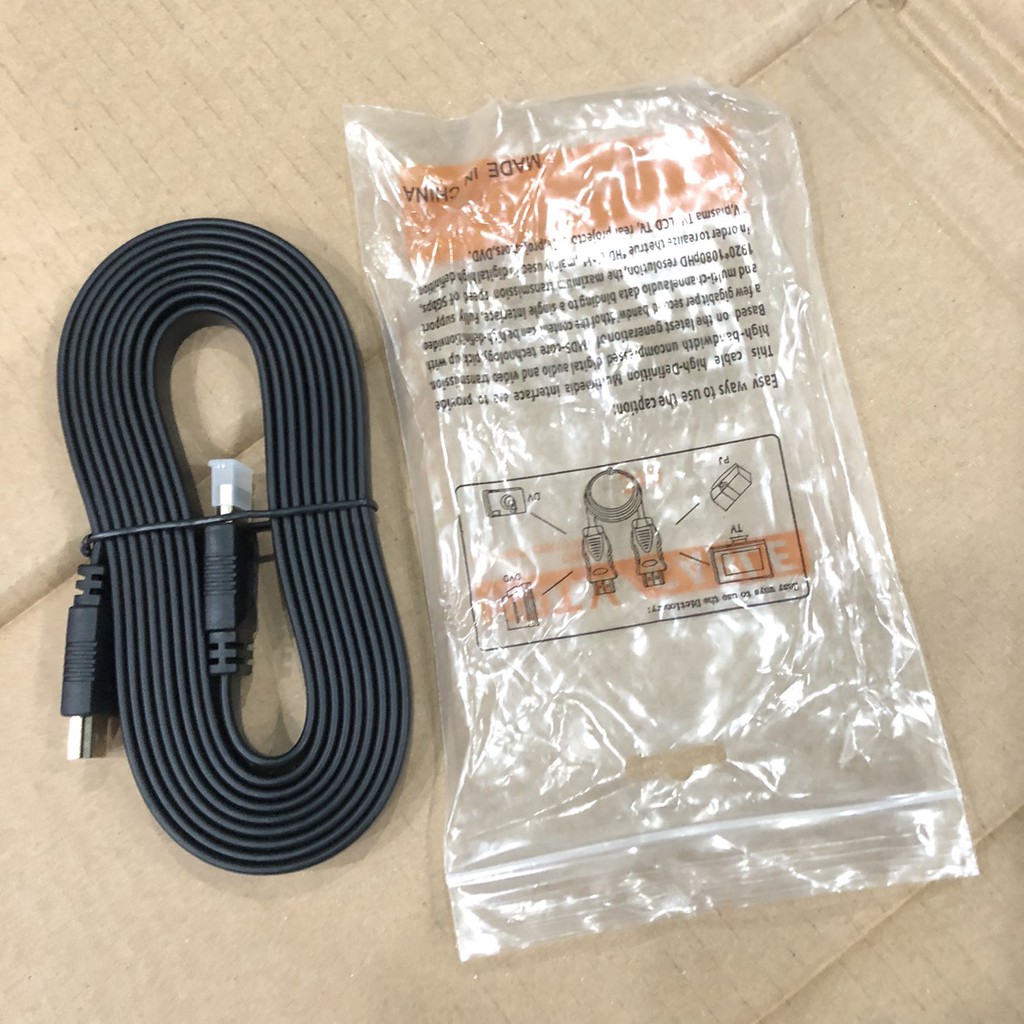 CÁP 2 ĐẦU HDMI DẸT DÀI 1.5M/3M/5M-ĐẢM BẢO CHẤT LƯỢNG GIÁ THÀNH HỢP LÝ