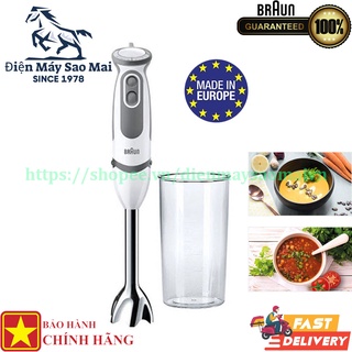 Bảo hành chính hãng - Máy xay cầm tay châu âu Braun MQ5200 - 1000W thay thế cho MQ5000 MQ3000