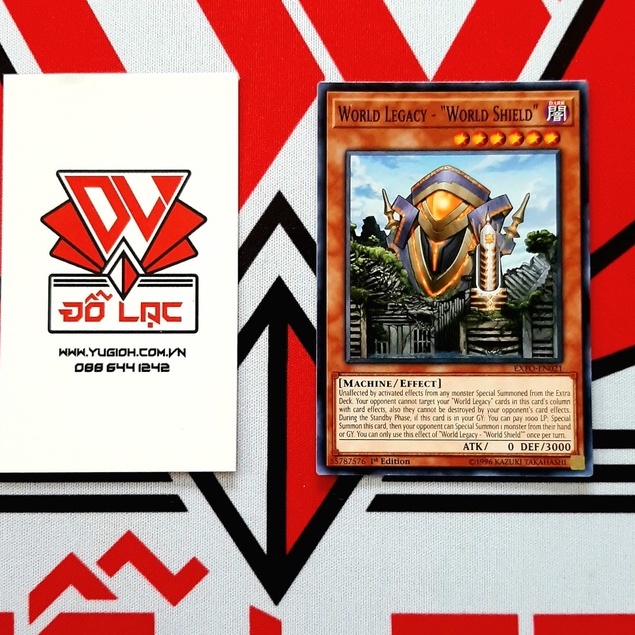 Thẻ Bài Yugioh Monster World Legacy - "World Shield" - EXFO-EN021 - Common 1st Edition