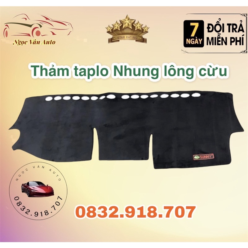 Thảm Taplo nhung Sunny 2013 - 2021, nhung lông cừu có chống trượt