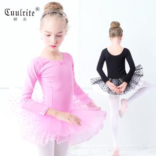Váy Múa Ba Lê Tay Dài Xinh Xắn Cho Bé Gái