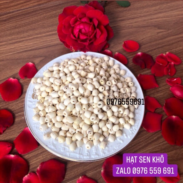HẠT SEN KHÔ BỞ, THƠM, NGẬY