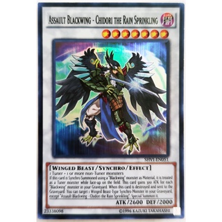 [Thẻ Yugioh] Assault Blackwing - Chidori the Rain Sprinkling |EN| Super Rare