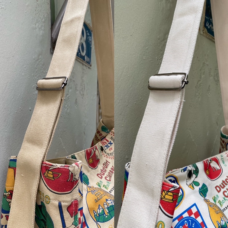 Túi canvas vintage in hình nổi bật