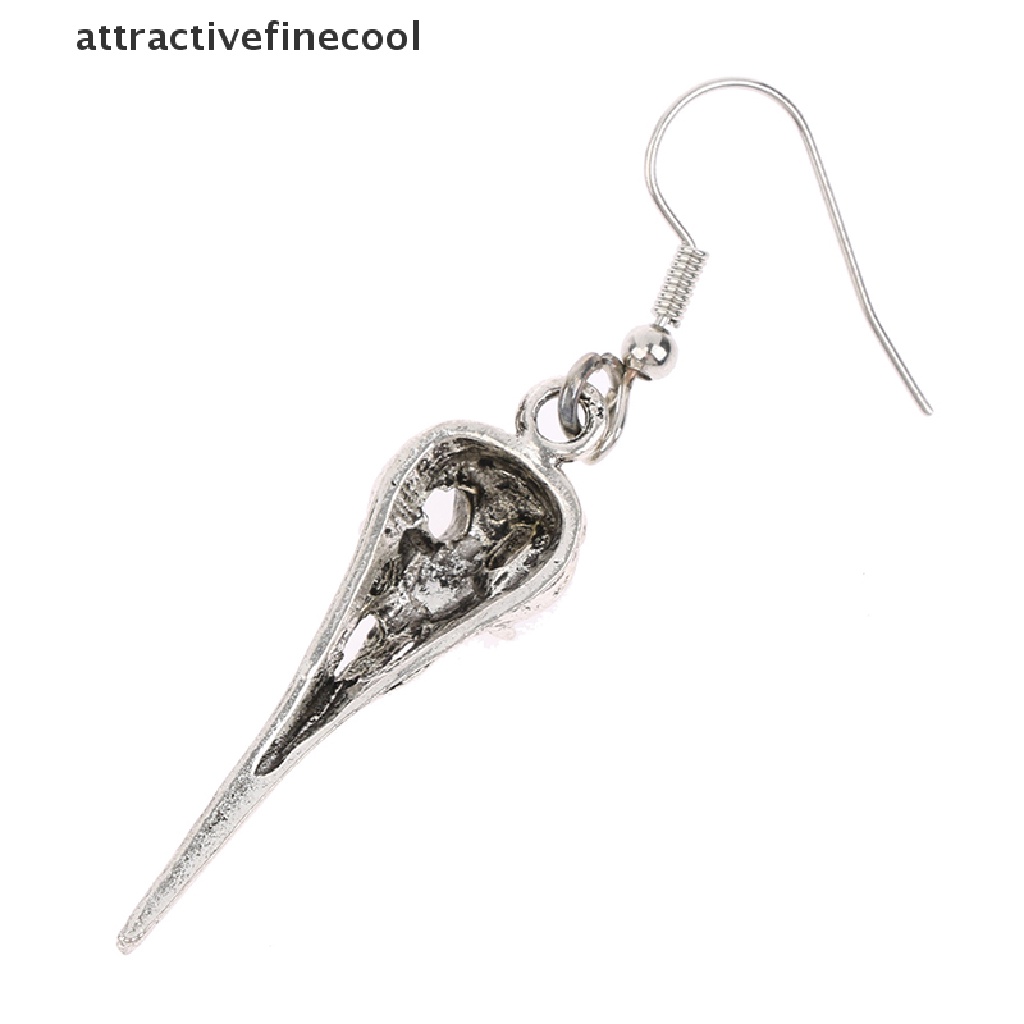 Acvn Khuyên Tai Hình Đầu Lâu Chim Phong Cách Gothic Punk Làm Quà Tặng