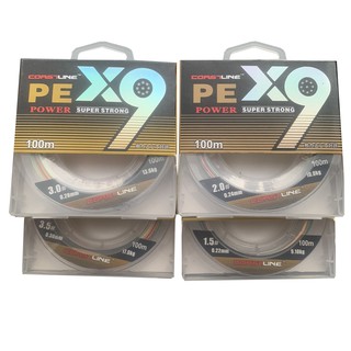 [SIÊU BỀN] dây pe X9 câu lure cá lóc  dài 100m, dây pe câu cá lóc, nhợ câu cá siêu bền