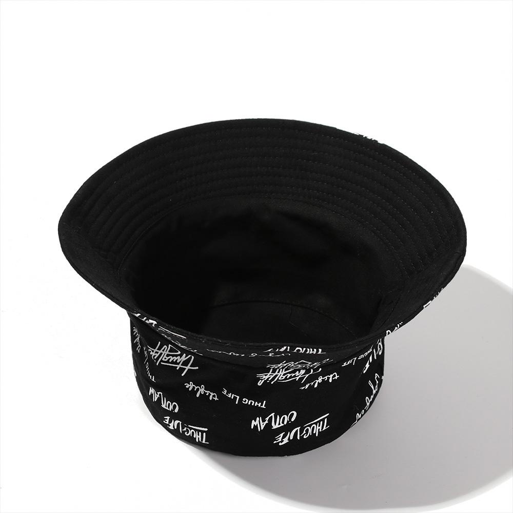 BSUNS Mũ Bucket Chất Liệu Cotton Hai Mặt Phong Cách Hip Hop Cá Tính