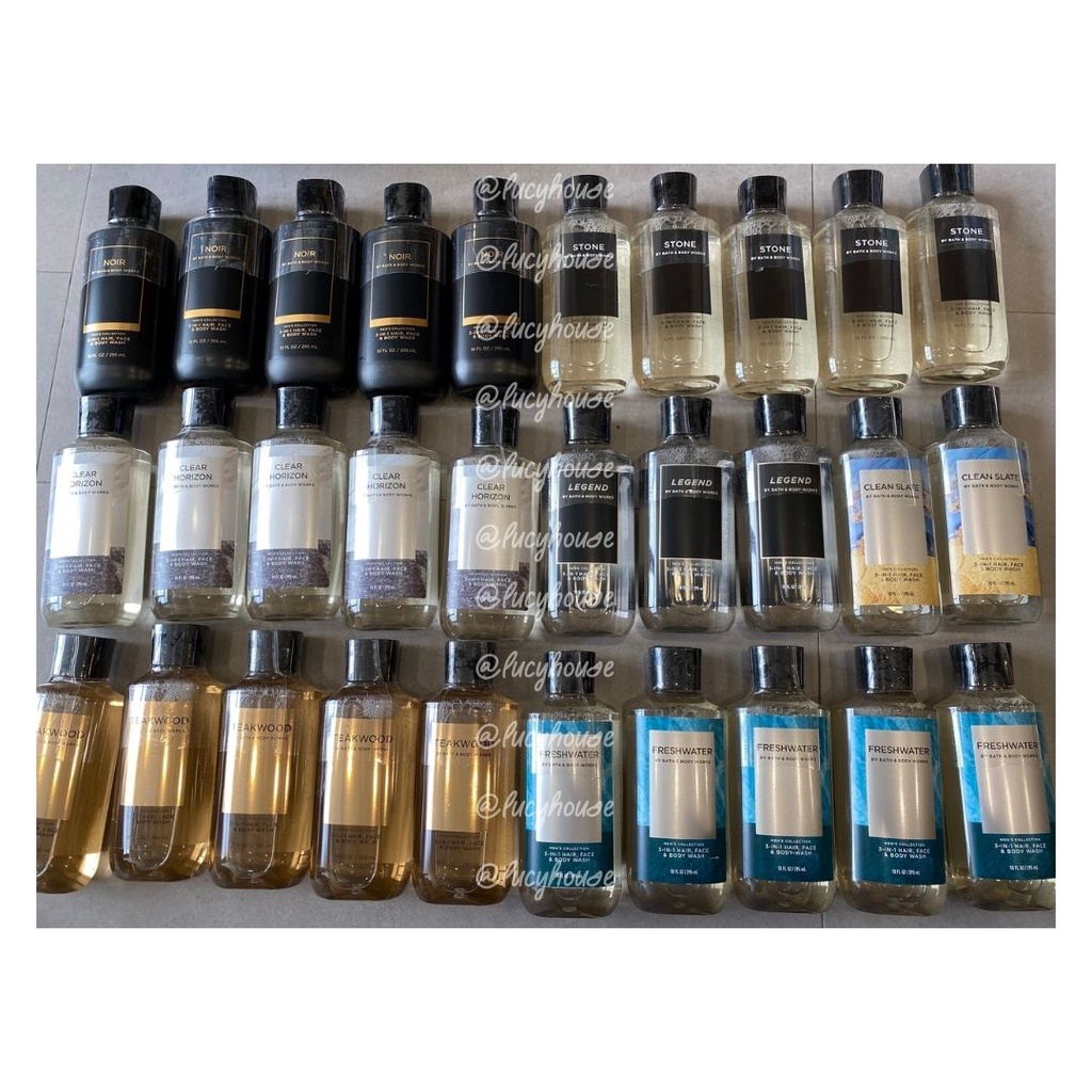 Sữa Tắm nam Bath and Body Works 3trong1 295ml