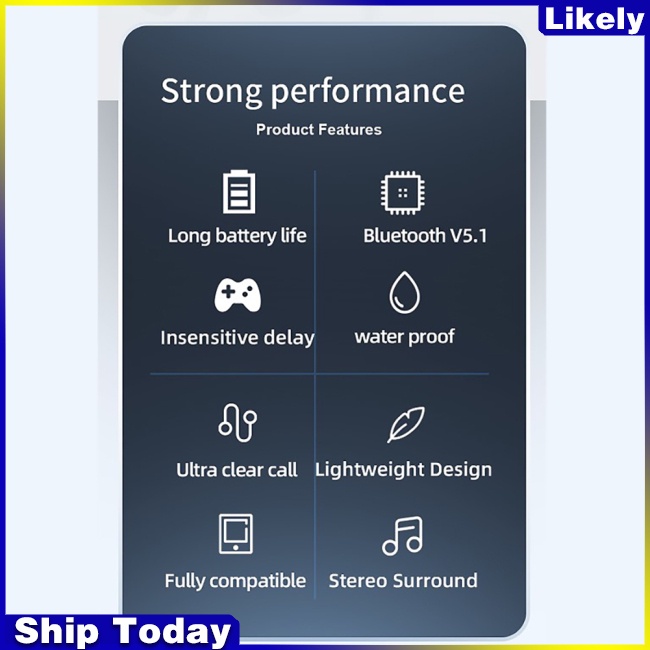 Tai Nghe Bluetooth Đeo Cổ Chống Nước Kiểu Dáng Thể Thao Ks-19 Xương