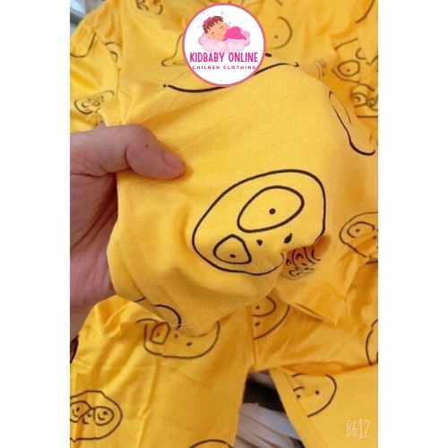 Bộ Đồ Dài Tay Bé Gái Minky Mom Hình rau củ quả Vải Cotton, Đồ Bộ Cho Bé Gái Mặc Nhà Thu Đông Kidbabyonline K145