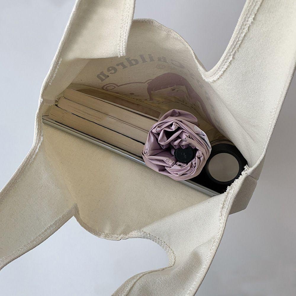 EBINLANDS Túi Xách Nữ Vải Bố Họa Tiết Hoạt Hình