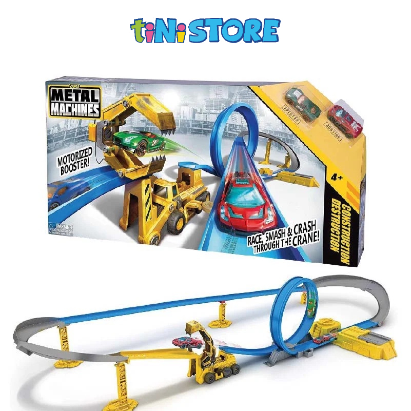 Bộ đồ chơi đường đua công trường thách thức Zuru Metal Machines 6703