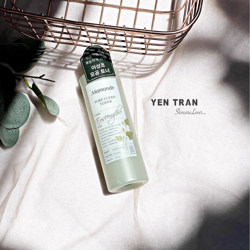 Nước Cân Bằng Làm Sạch Dầu Nhờn Và Ngăn Ngừa Mụn Mamonde Pore Clean Toner