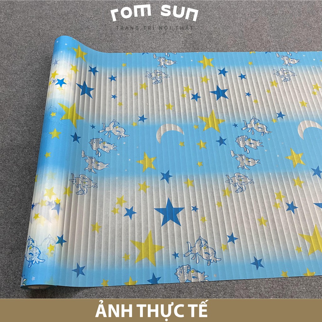 Khổ 90cm | Decal dán kính mờ , Giấy dán kính mờ phòng ngủ cho bé - Decal mờ hoạt hình ngôi sao dán cửa | BigBuy360 - bigbuy360.vn