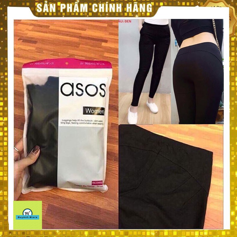 Quần Legging nâng mông osos chất cotton đanh mịn co dãn tôn vòng 3