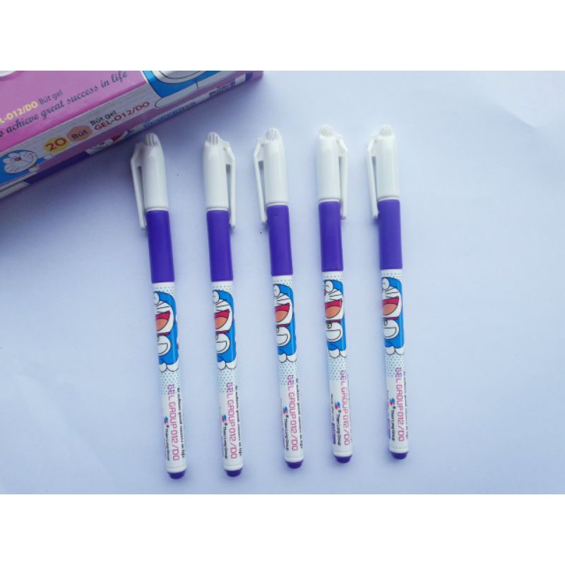 Combo 5 cây Bút Gel Thiên Long Doraemon GEL012/DO