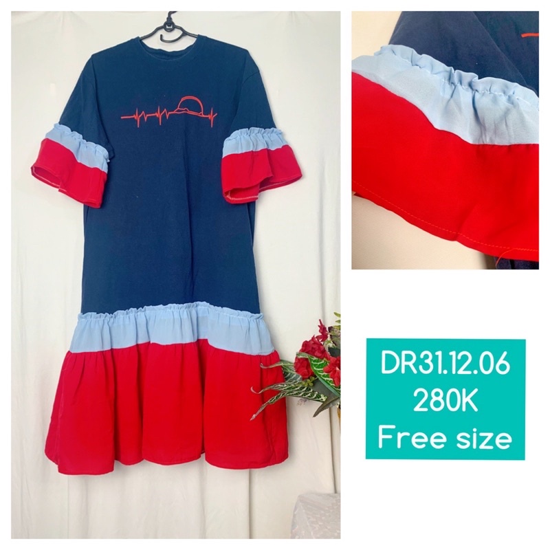 Đầm suông dài oversize