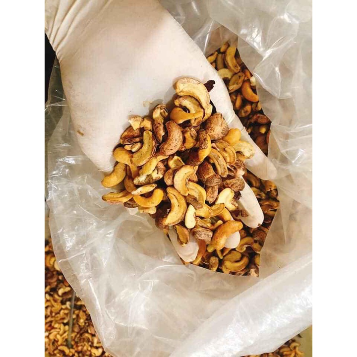 500gr Hạt điều rang muối Bình Phước vỡ thơm ngon